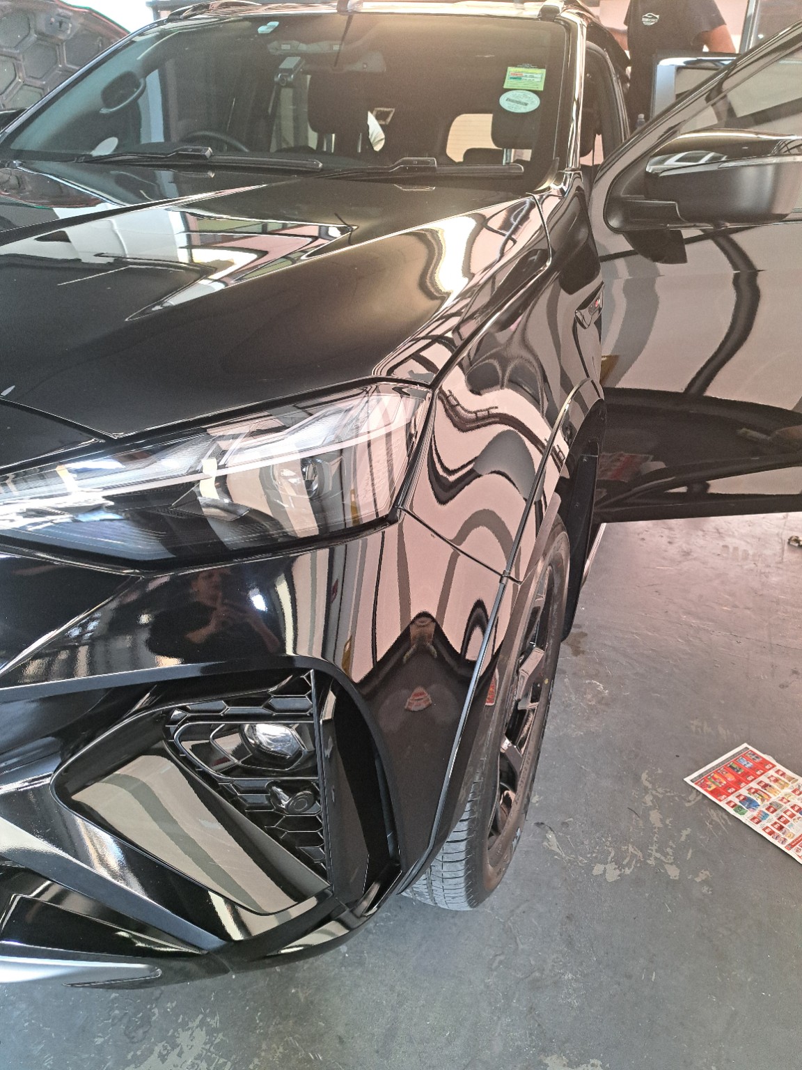 Professional paint correction and ceramic coating finish