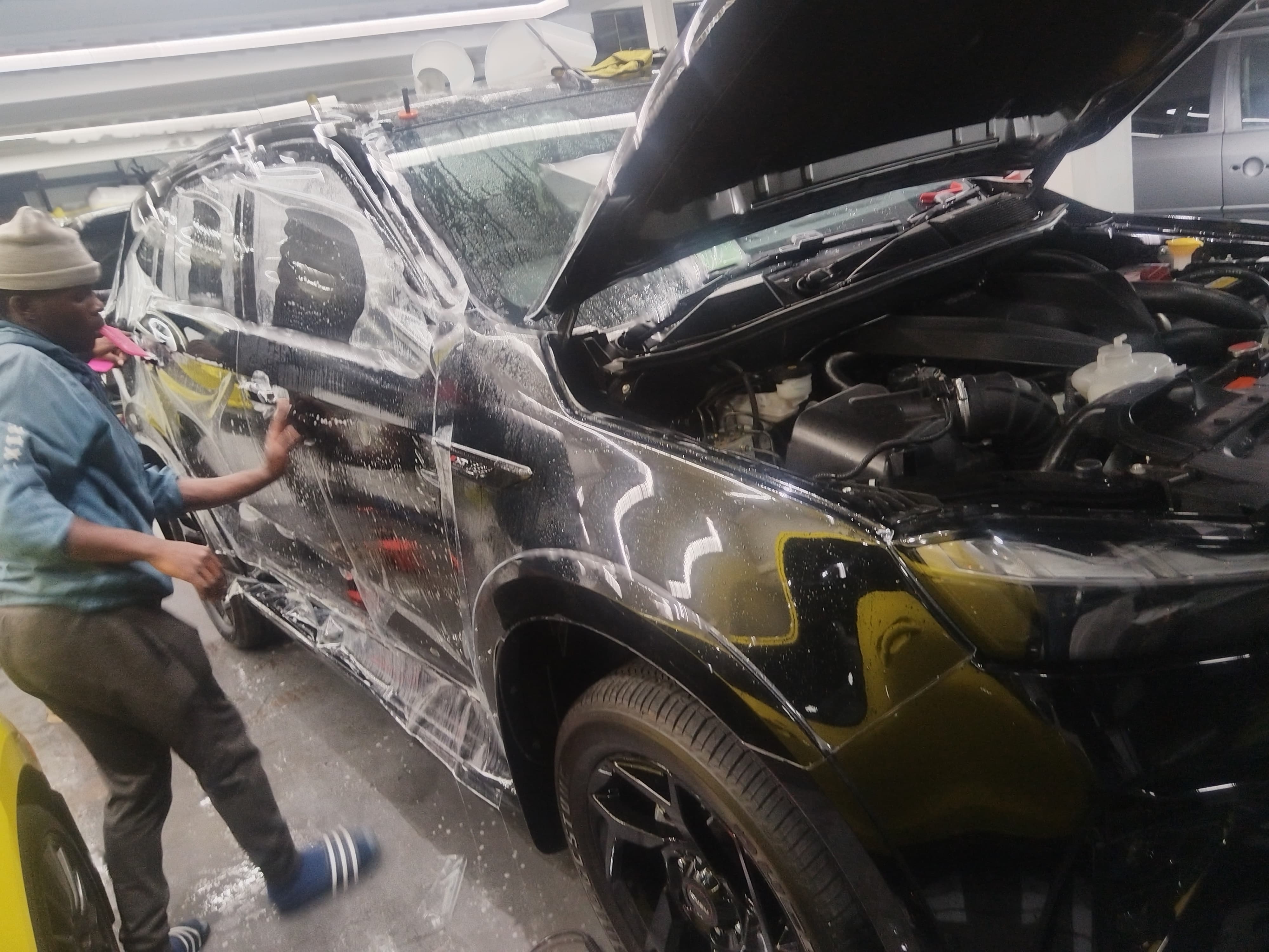 Paint protection film PPF installation in Umhlanga